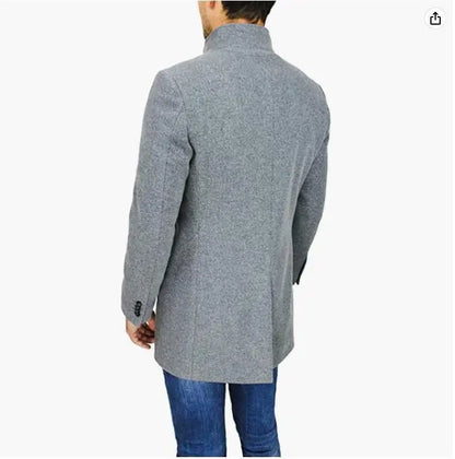 Coziro Manteau Élégant en Mélange de Laine