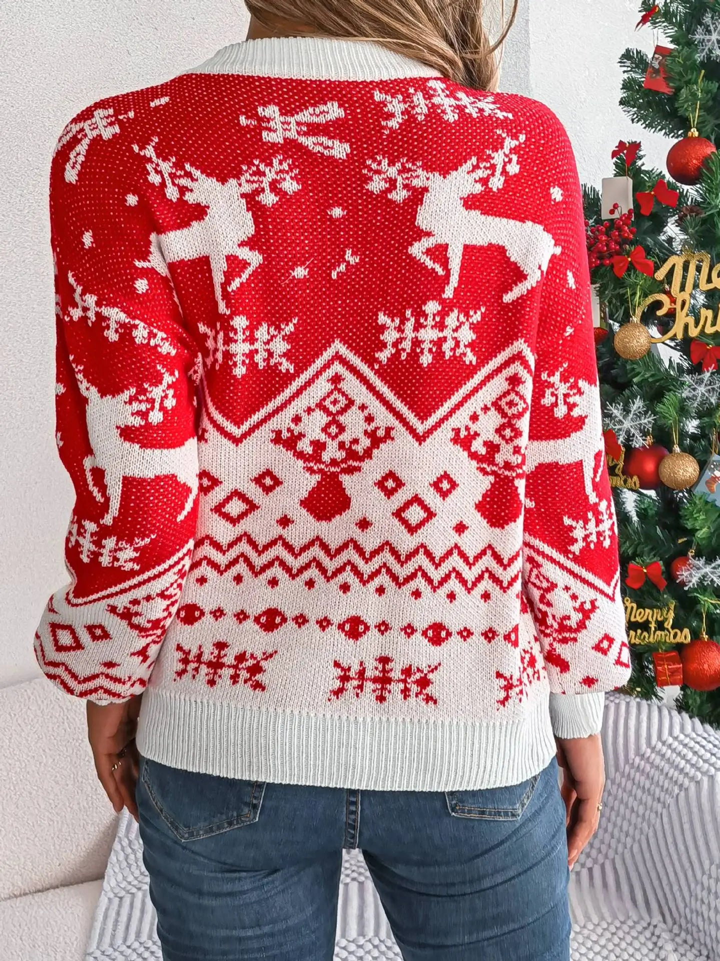 Coziro Pull de Noël Femme