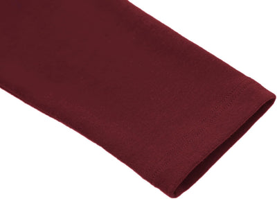 Women'S Long Sleeve Turtleneck Slim Fitted T Shirts Basic Stretch Tee Tops