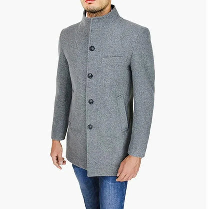 Coziro Manteau Élégant en Mélange de Laine