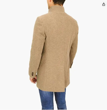 Coziro Manteau Élégant en Mélange de Laine