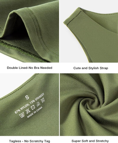 Workout Crop Tops for Women Cropped Racerback Halter Neck Shirts Sleeveless Yoga Tops Pack