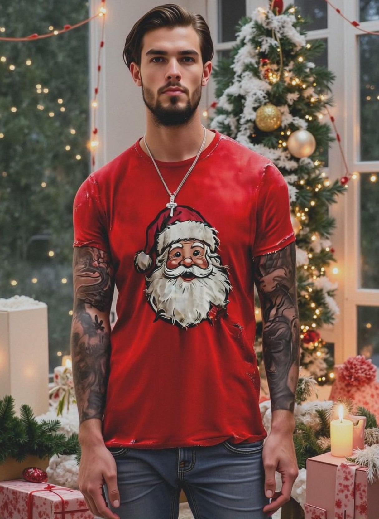 T-shirt homme Père Noël
