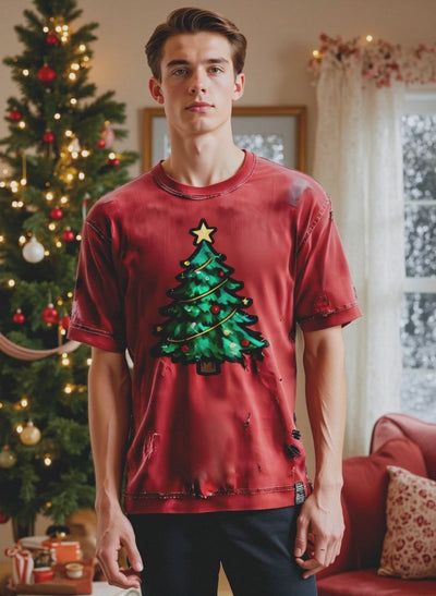 T-shirt homme sapin de Noël