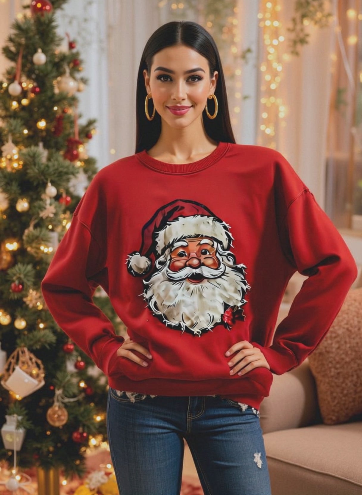 Sweat-shirt femme Noël