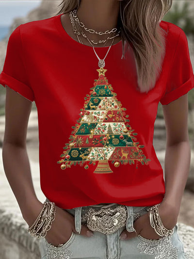 T-shirt femme sapin de Noël