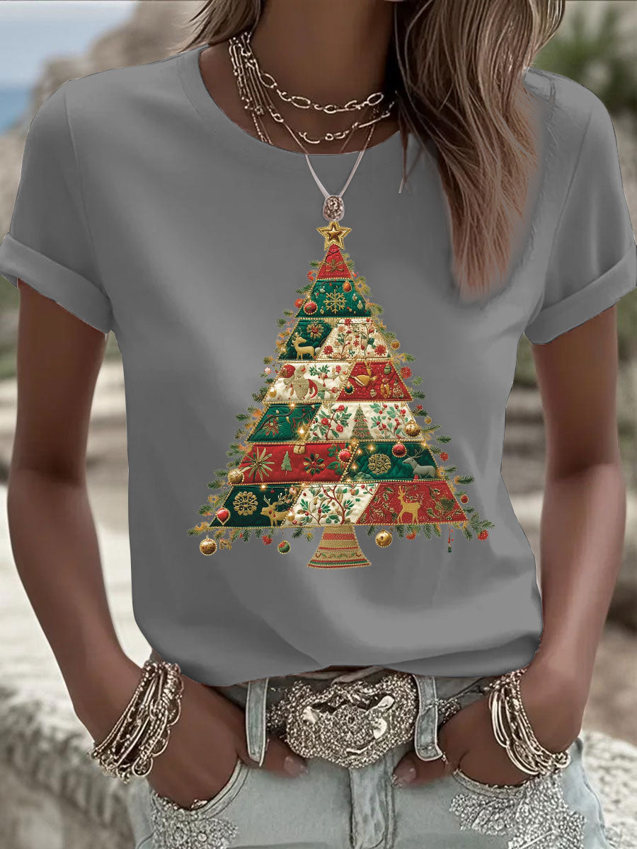 T-shirt femme sapin de Noël