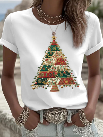 T-shirt femme sapin de Noël