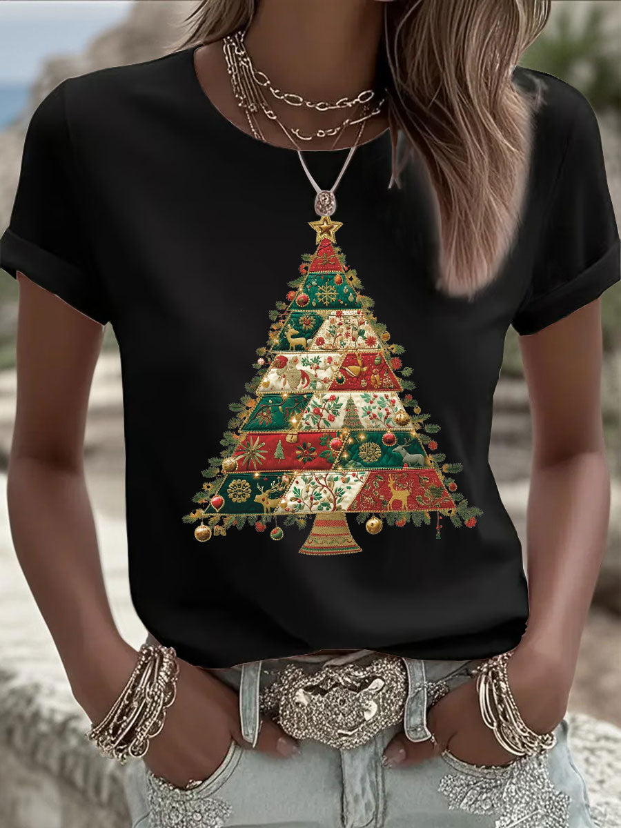 T-shirt femme sapin de Noël