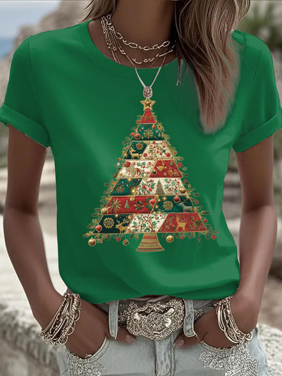 T-shirt femme sapin de Noël